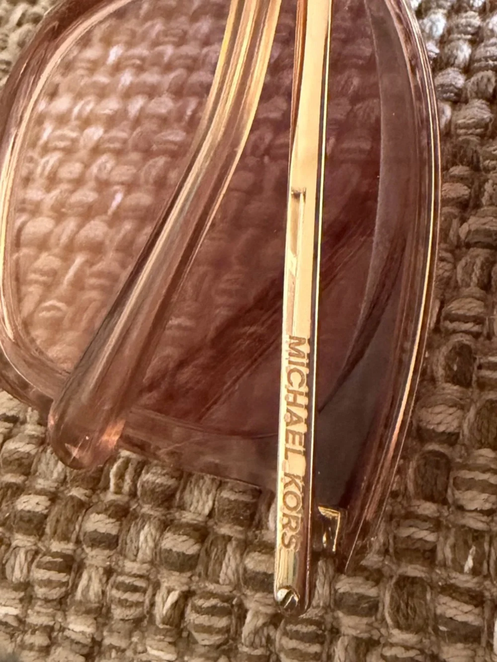Michael Kors Zermatt rose gold sunglasses